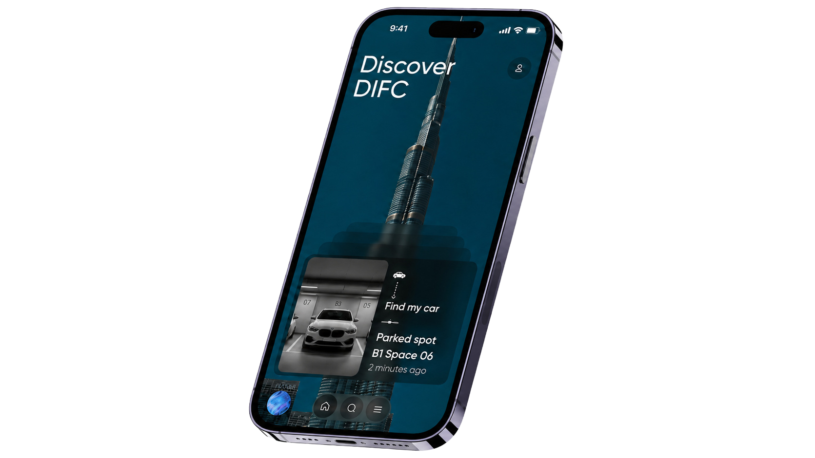 IO app — Find my car